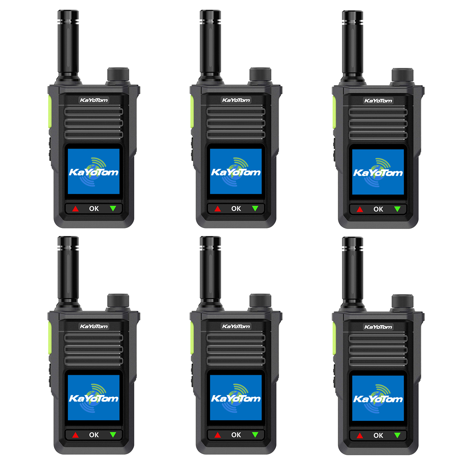 KaYoTom M15 Global Encrypted Walkie Talkie Unlimited Range - 72H Battery, GPS Tracking, Bluetooth & IP68 Waterproof, 172 Countries Coverage