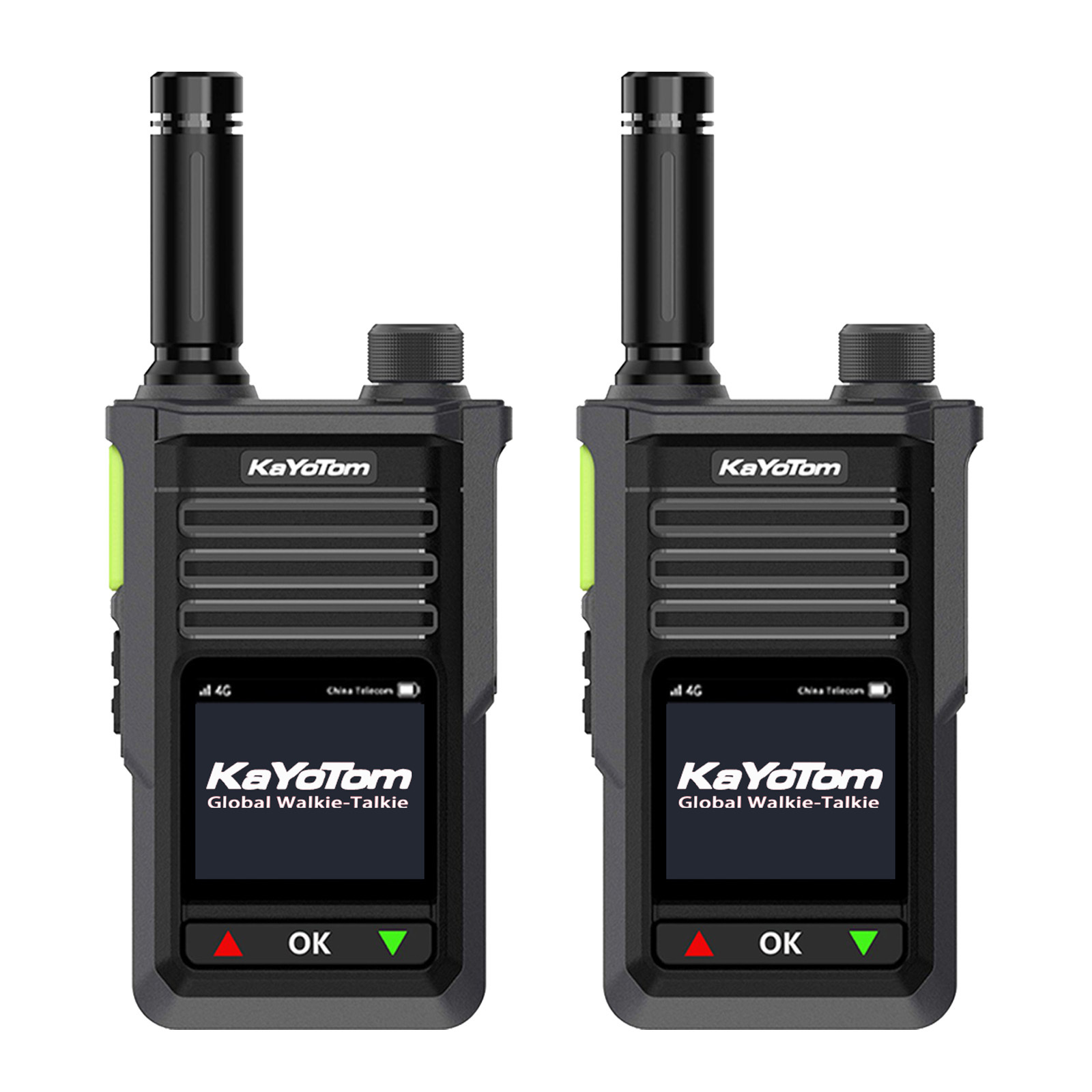 KaYoTom M15 Global Encrypted Walkie Talkie Unlimited Range - 72H Battery, GPS Tracking, Bluetooth & IP68 Waterproof, 172 Countries Coverage
