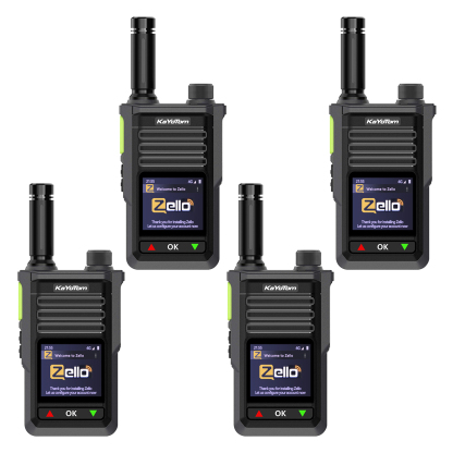 KaYoTom M15 Zello POC Global Encrypted Walkie Talkie Unlimited Range - IP68 waterproof, GPS tracking, 7-Day Battery, WiFi & Bluetooth