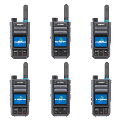 KaYoTom M16 4G POC Global Encrypted PTT Walkie Talkie Unlimited Range - IP67 waterproof, GPS tracking, Bluetooth & 7-Day Batter