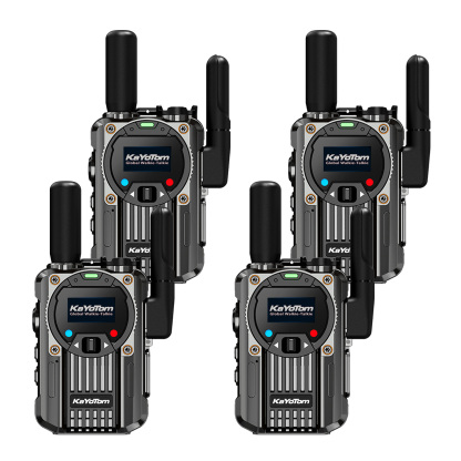 KaYoTom M66 Global Walkie Talkie Unlimited Range Encrypted Two-Way Radio - 72H Battery, FM Radio, Lightweight & LED Flashlight, 172 Countries Coverage