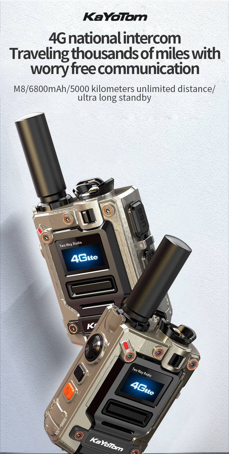 Network walkie talkie:The network walkie talkie leverages digital networks, enhancing the efficiency of communication.