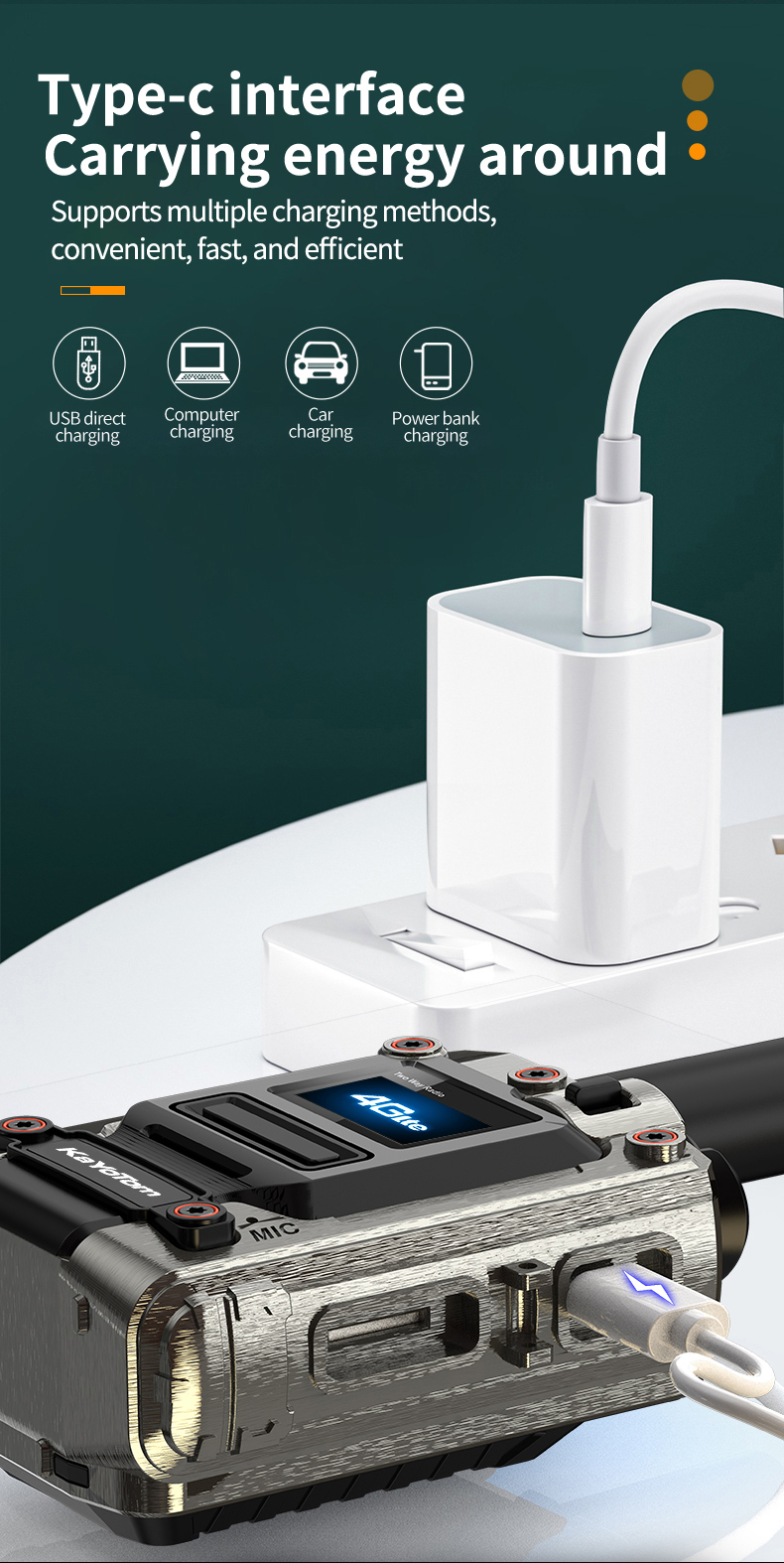 World wide walkie talkie:The world wide walkie talkie extends your reach globally, making communication effortless.