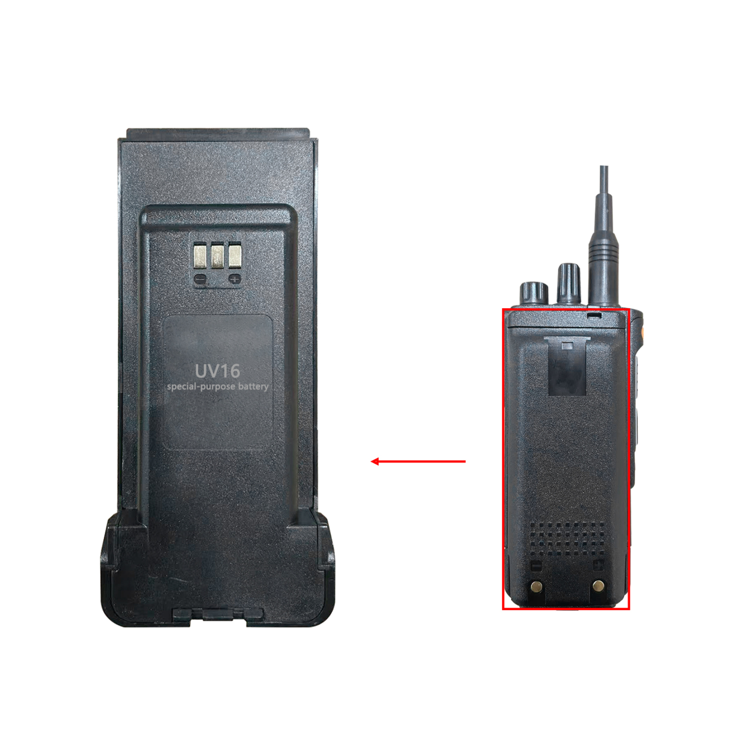 Special Battery for KaYoTom UV16 Walkie-Talkie