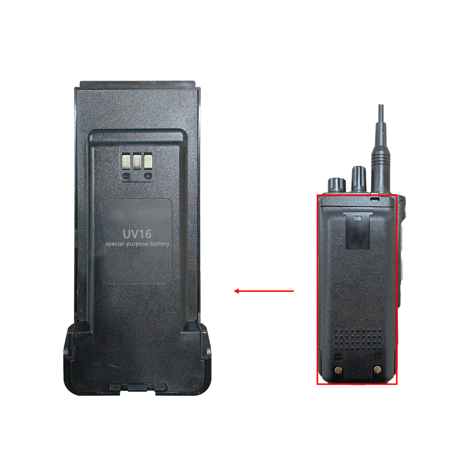 Special Battery for KaYoTom UV16 Walkie-Talkie