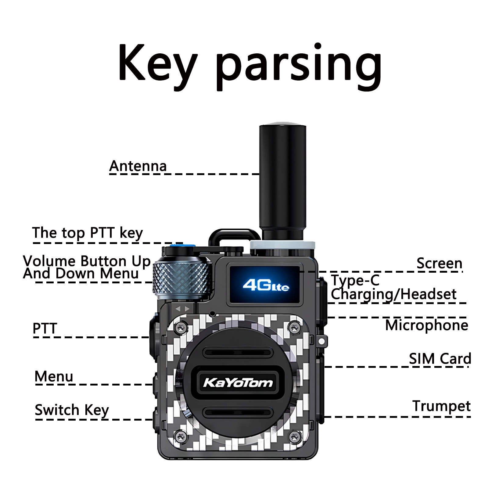 Long range walkie talkie. With its remarkable long range capabilities, the walkie talkie is ideal for outdoor adventures.