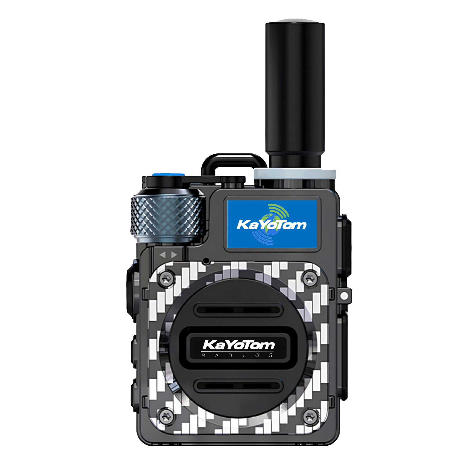 KaYoTom M09 Global Walkie Talkie Unlimited Range Encrypted Two-Way Radio - 72H Battery, HD Audio, Lightweight & Waterproof, 172 Countries Coverage