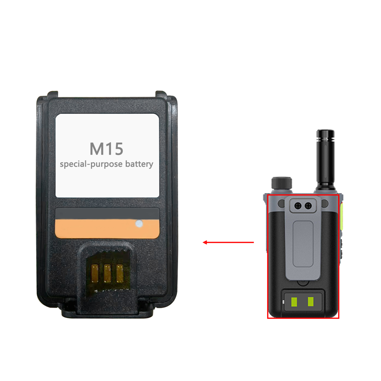 Special Battery for KaYoTom M15 Walkie-Talkie