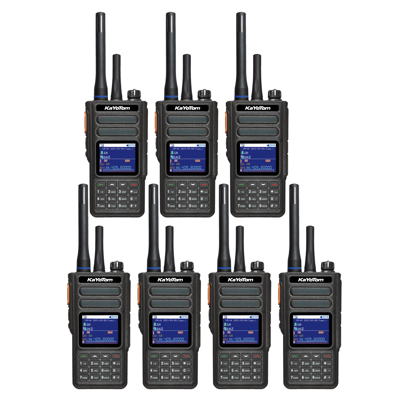 KaYoTom D16 Dual-Mode Global Walkie Talkie – PoC + UHF, IP68, GPS