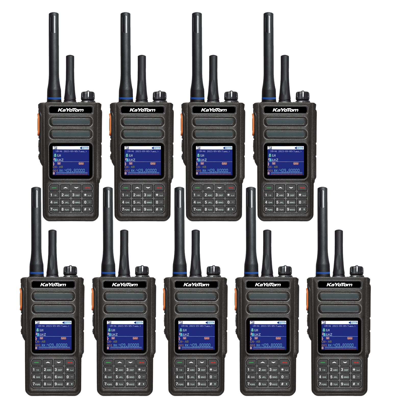 KaYoTom D16 Dual-Mode Global Walkie Talkie – PoC + UHF, IP68, GPS