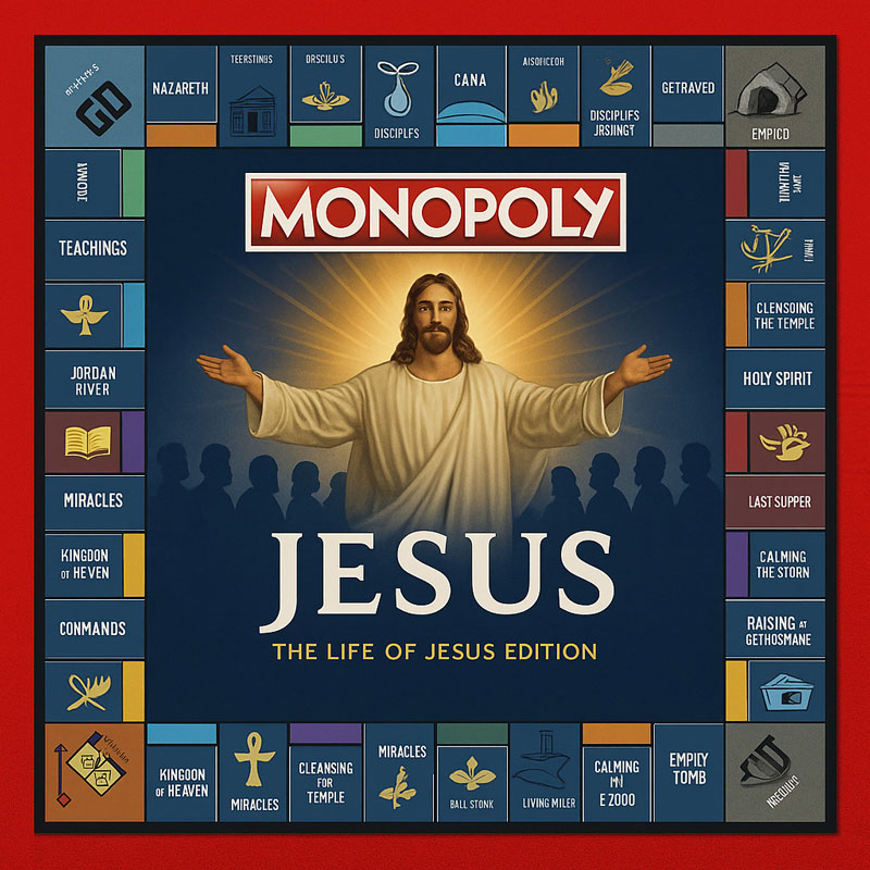 Monopoly: Jesus – The Life of Jesus Edition Board Game – tophotshop