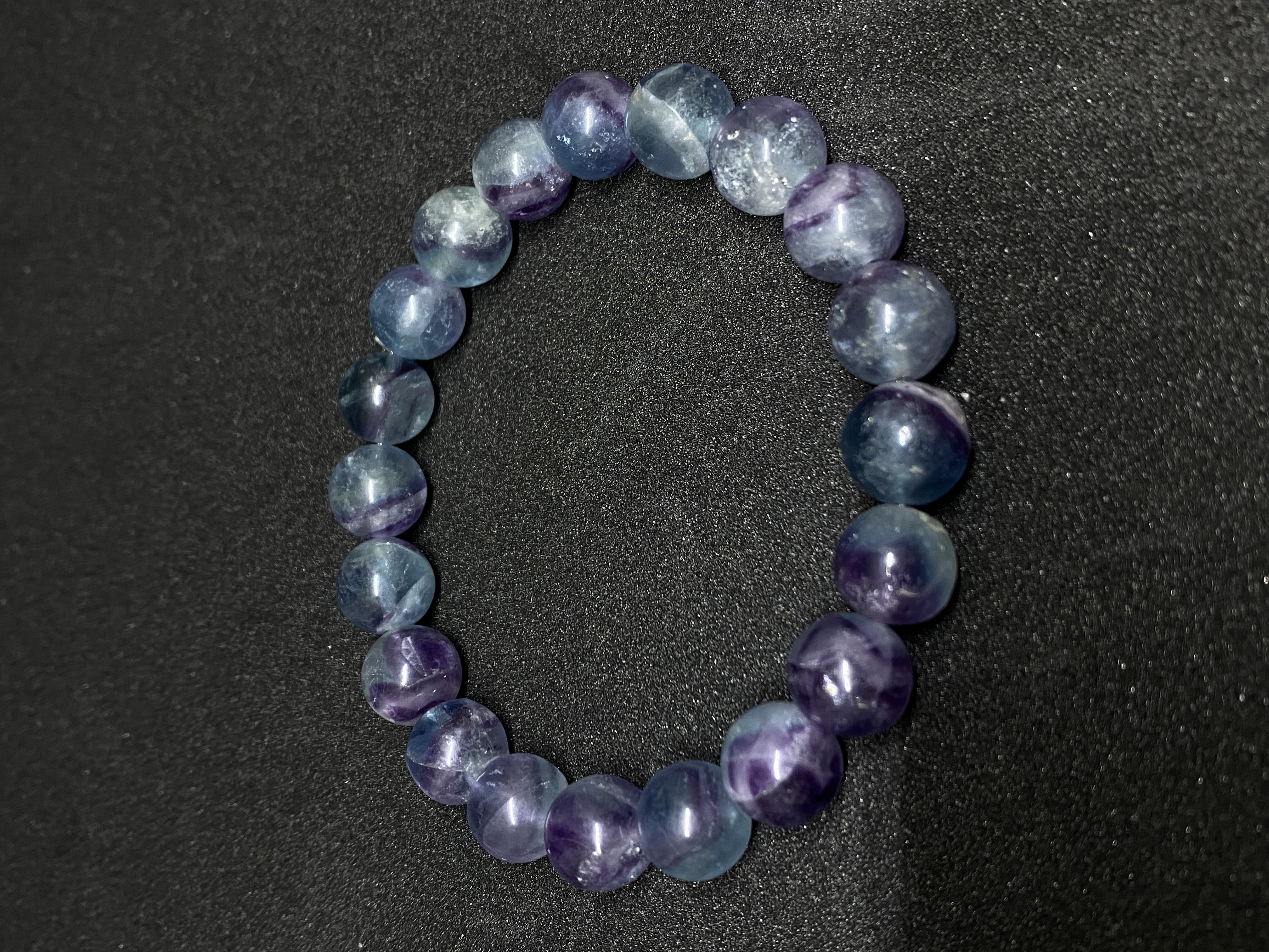 Color Fluorite Bracelet Natural Crystal C Style