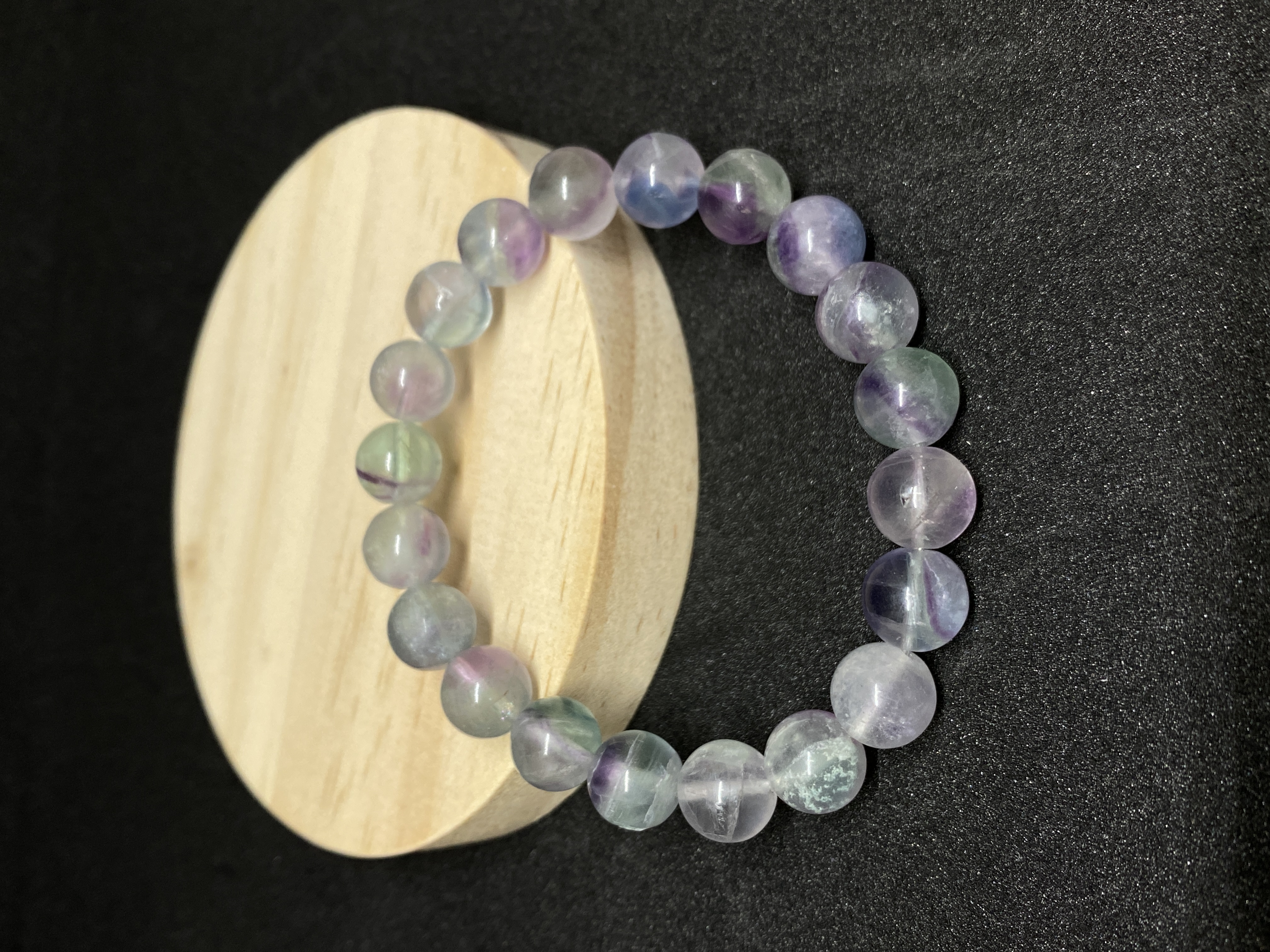 Color Fluorite Bracelet Natural Crystal-D Style