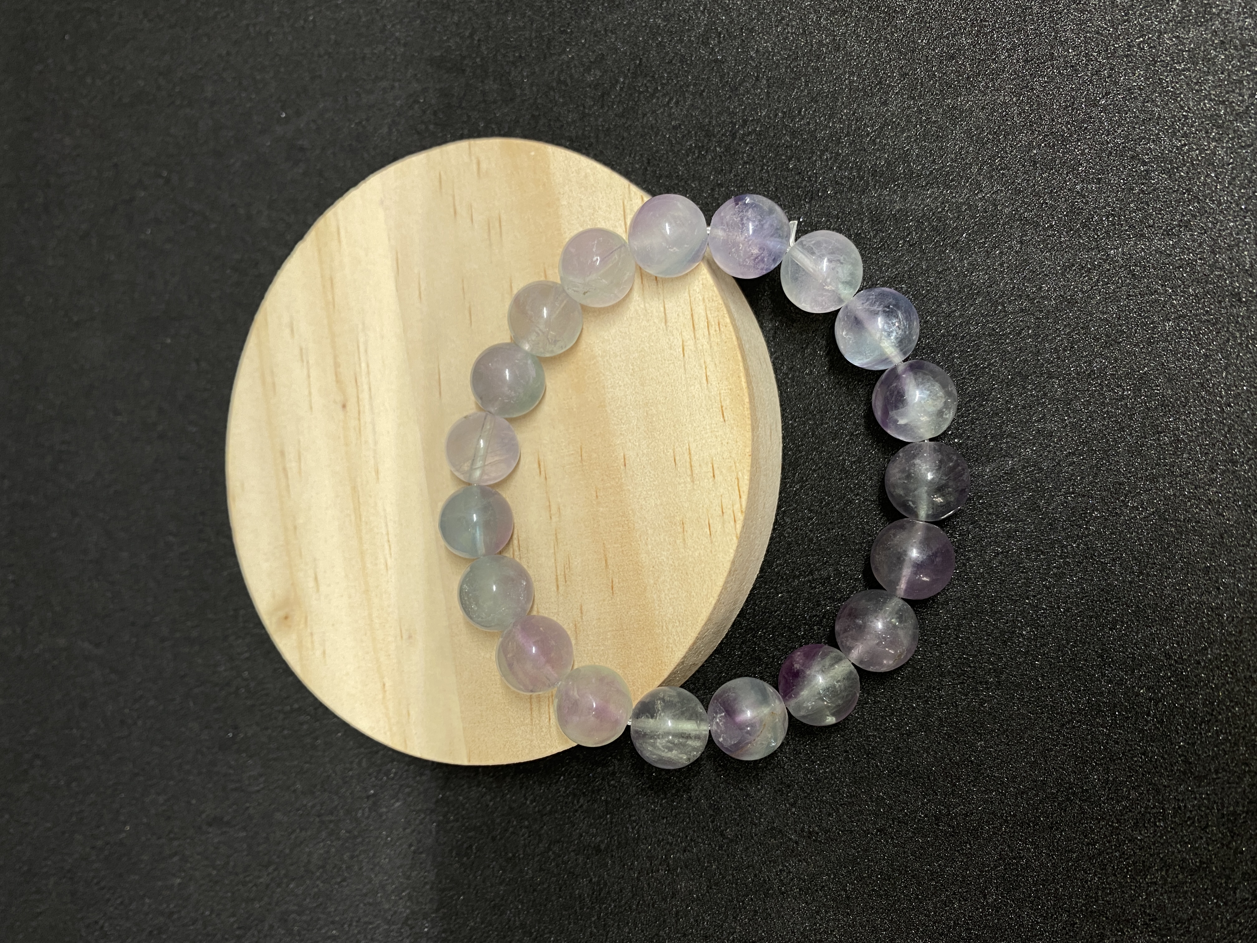 Color Fluorite Bracelet Natural Crystal-D Style