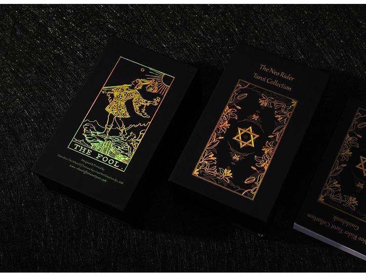 Neo Rider Beginner Tarot Black-gold and ROSE-PINK-DéMoonn