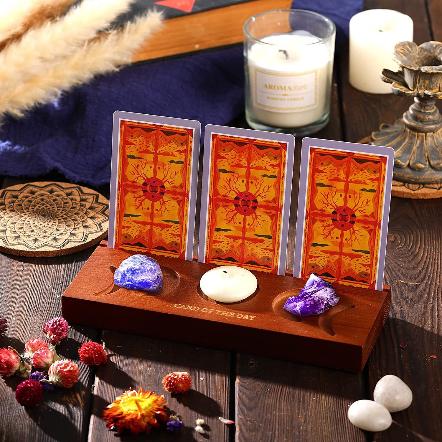 Moon Phase Ritual Tarot Display & Altar Stand
