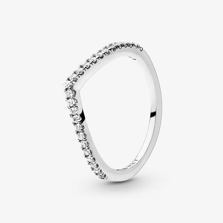 Sparkling Wishbone Ring-JewelrYowns