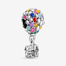 Up House and Balloons Charm-JewelrYowns