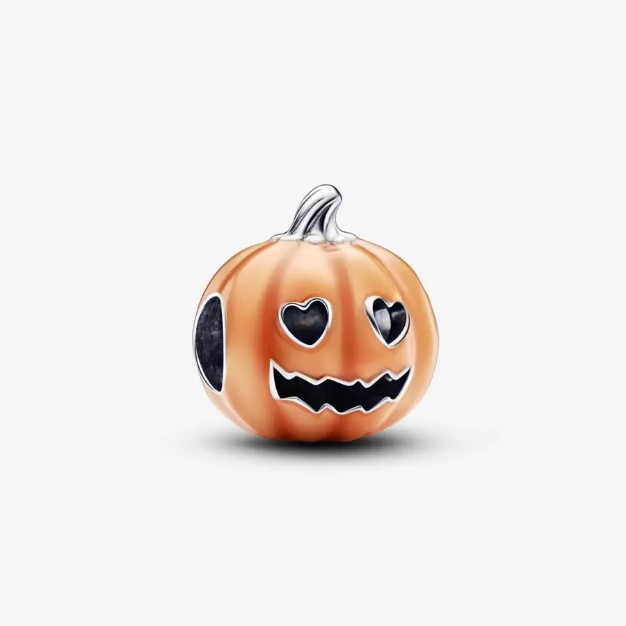 Glow-in-the-dark Spooky Pumpkin Charm-JewelrYowns