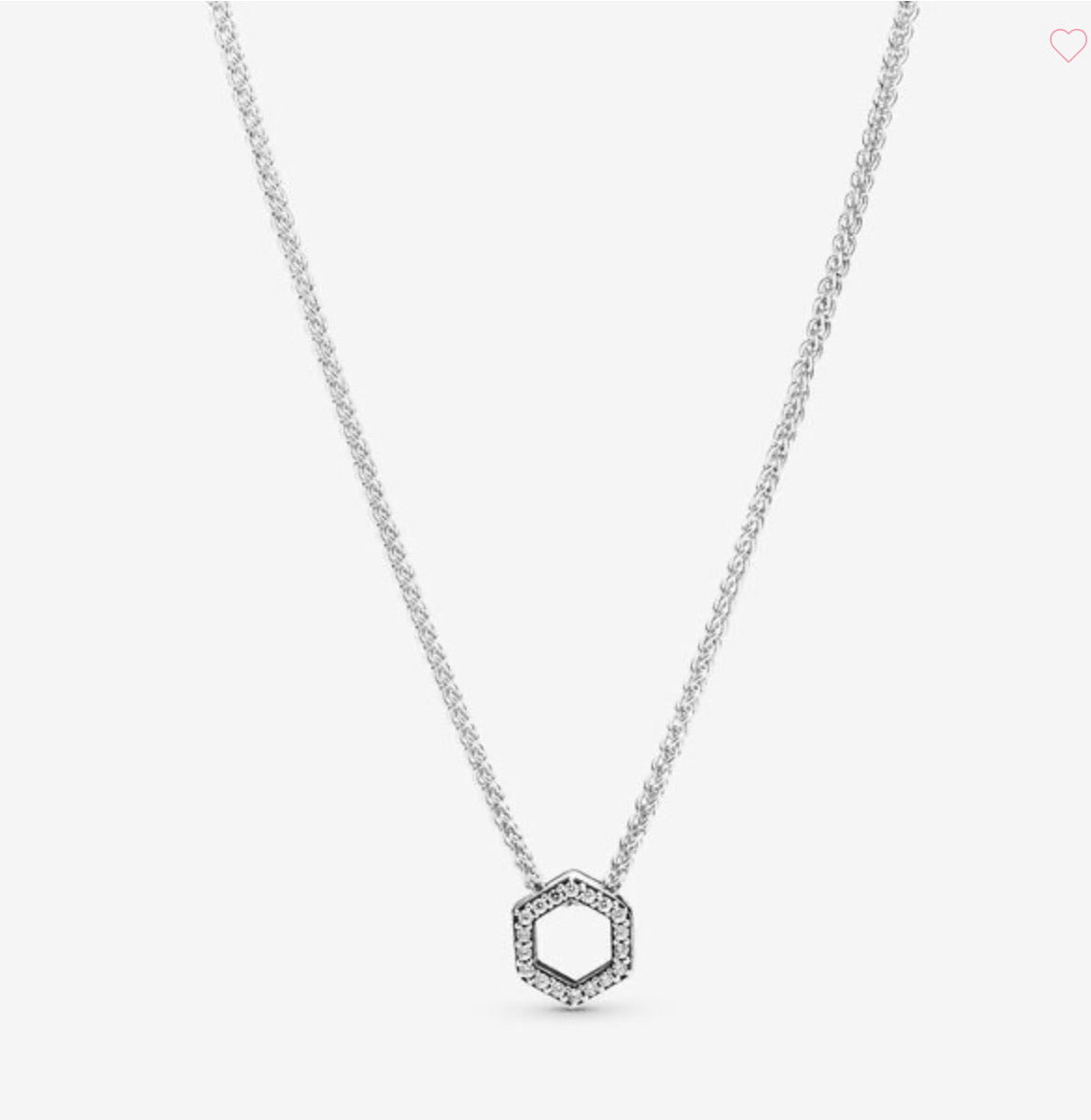 Sparkling Honeycomb Hexagon Collier Necklace-JewelrYowns
