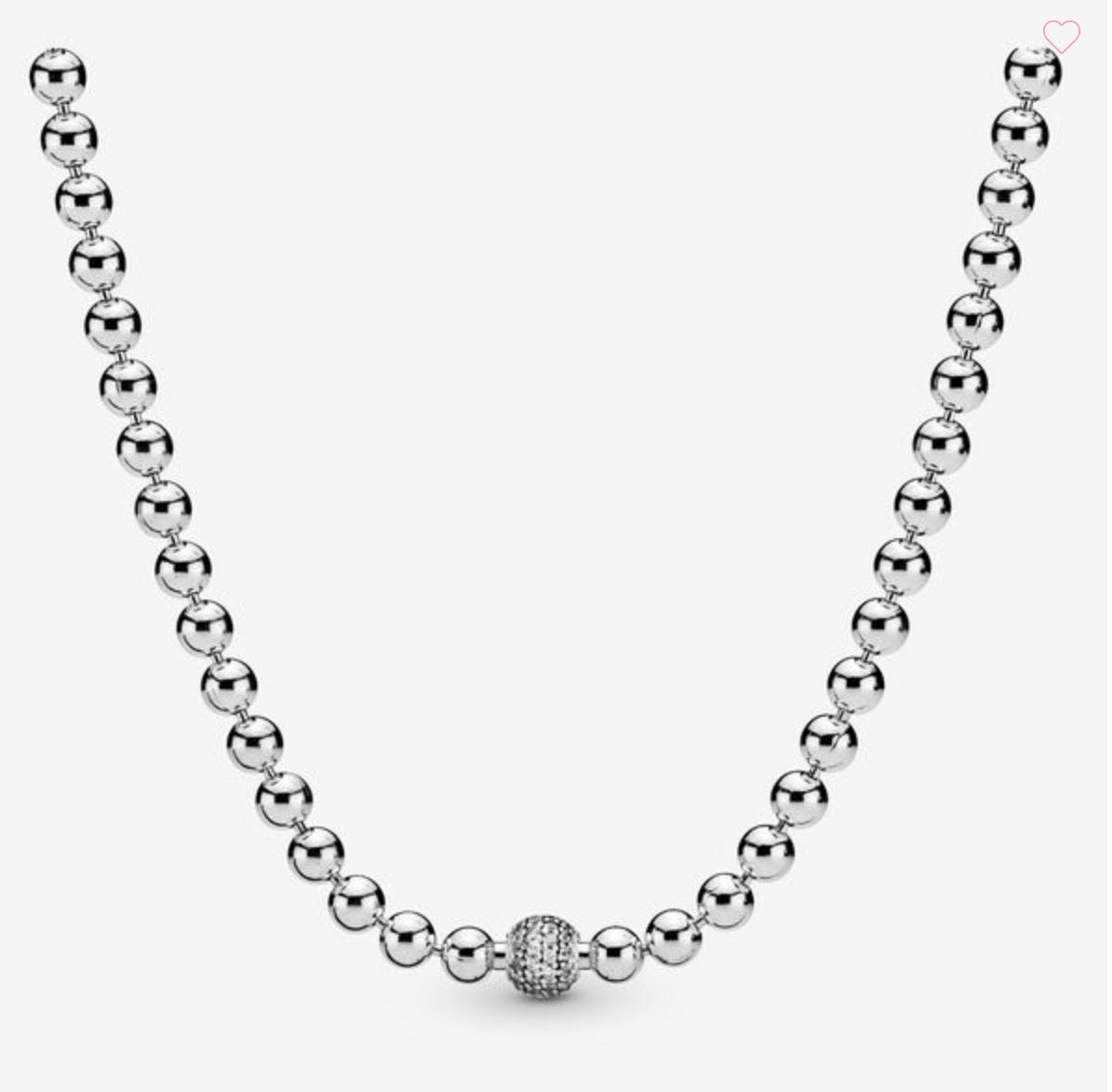 Beads & Pavé Necklace-JewelrYowns