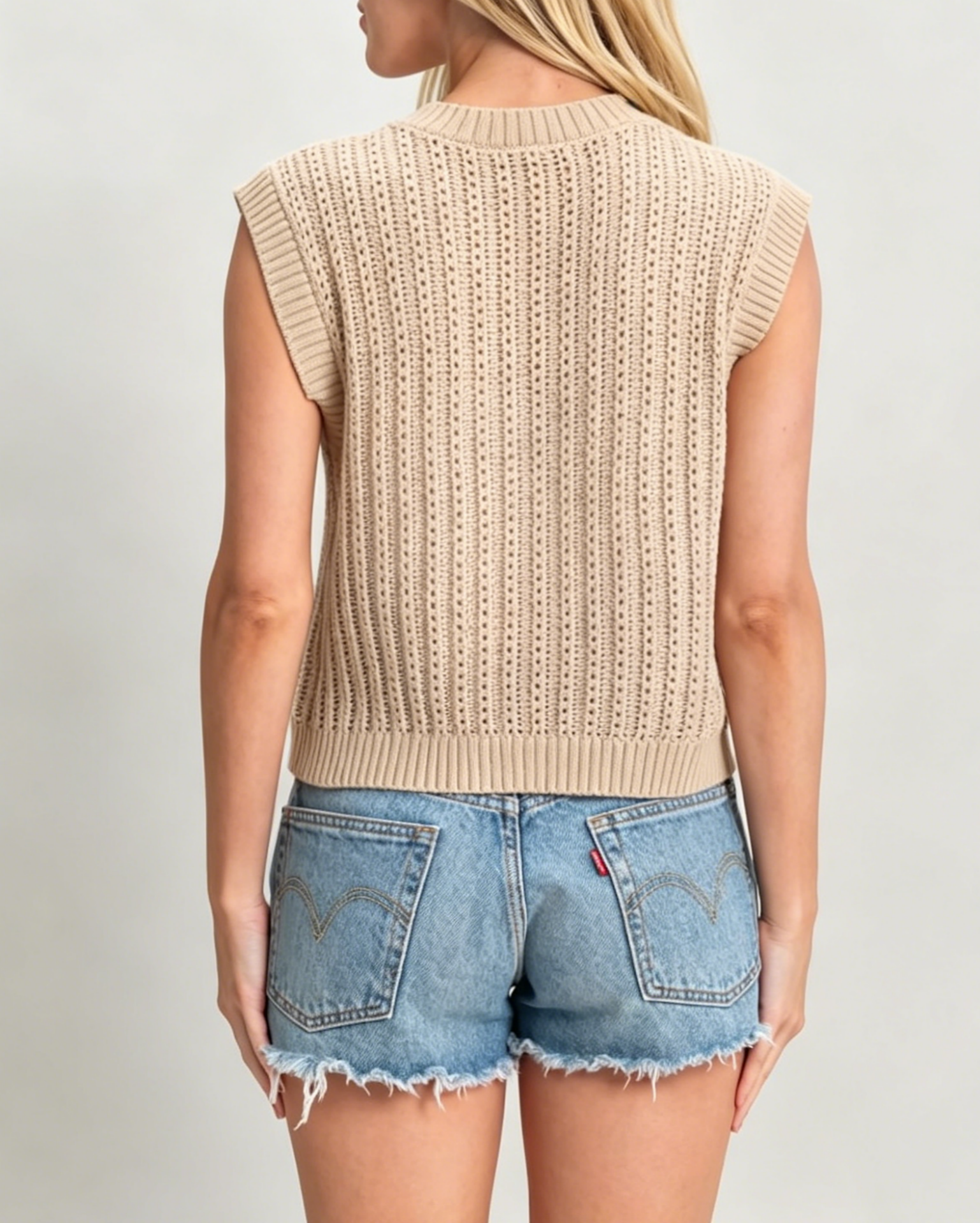 Sandy Shore Knit Vest