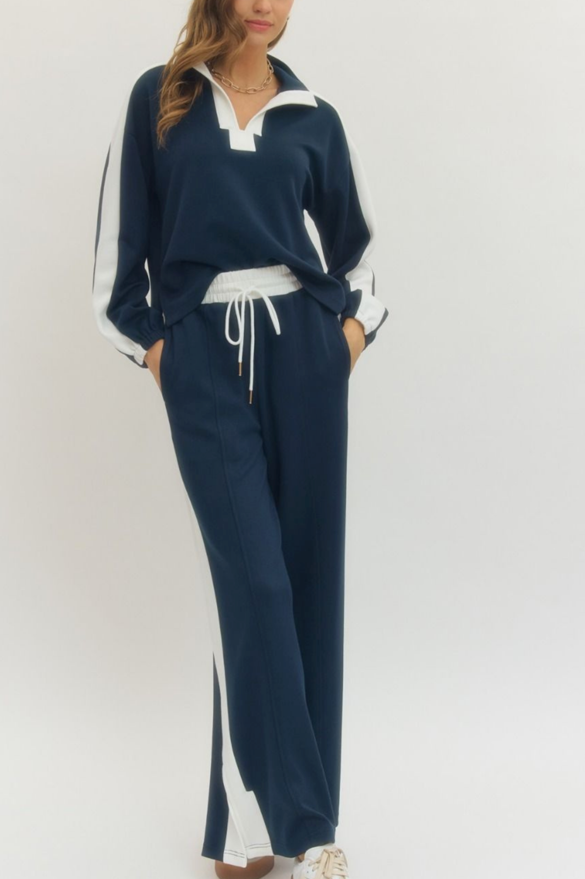 Lux Stripe Cozy Lounge Set