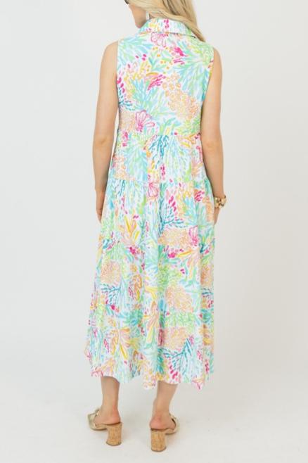 Tropical Beauty Midi Dress