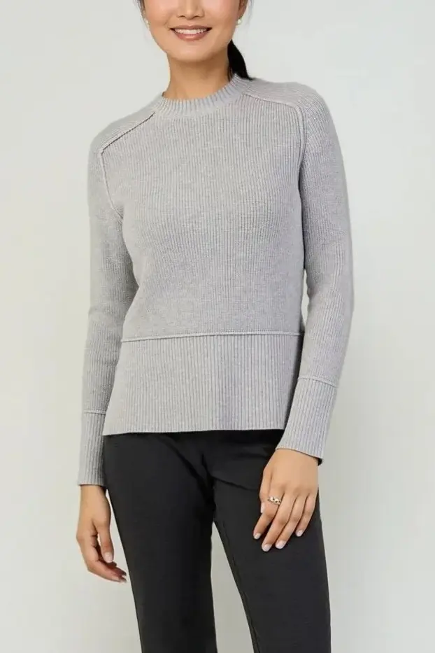 Shaker Stitch Sweater