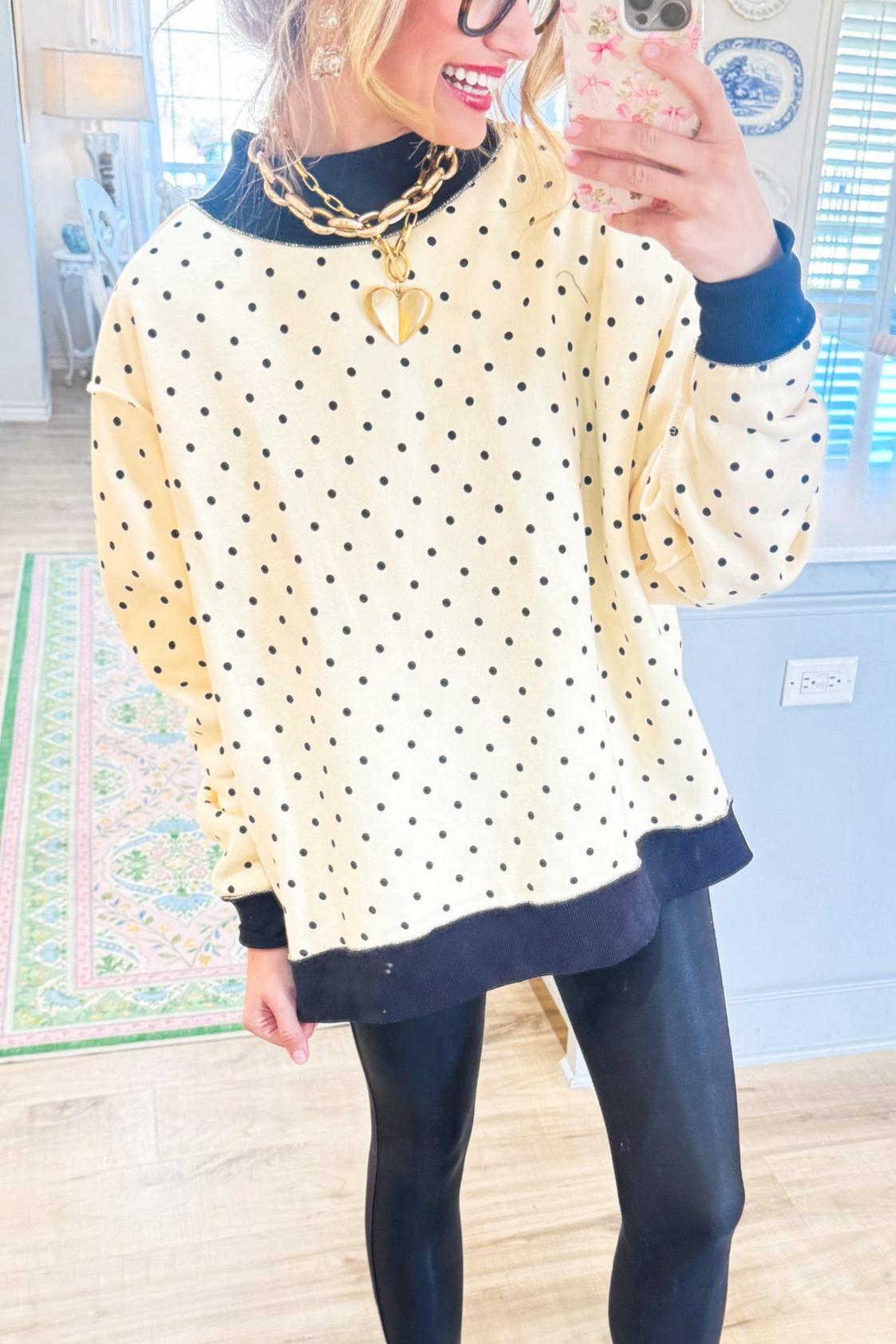 Homebody Reversible Mockneck Sweatshirt