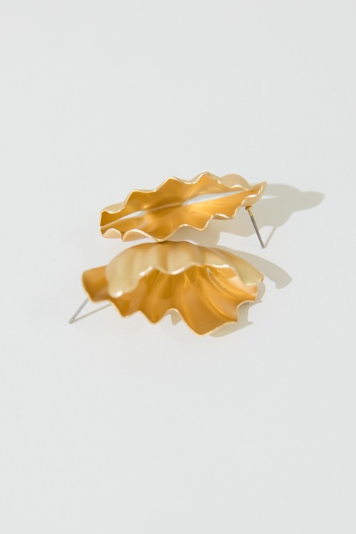 Sheila Shell Earring, Gold