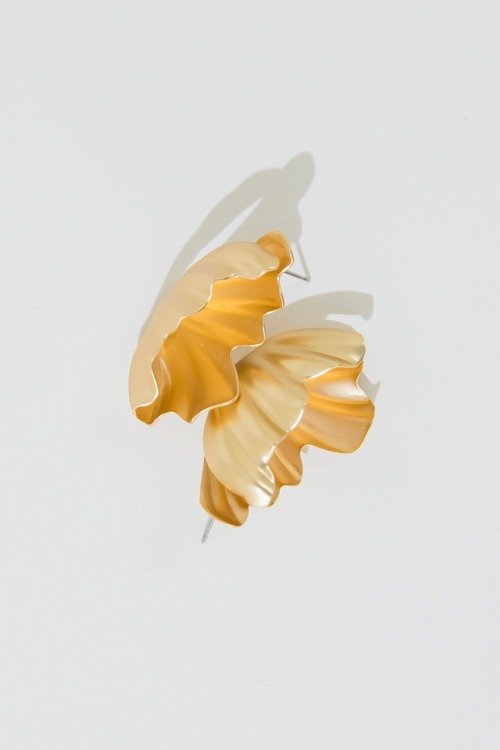 Sheila Shell Earring, Gold