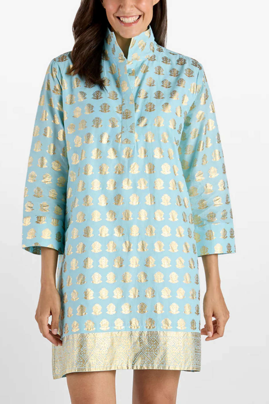 Foulard Border Dress