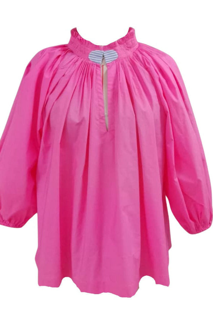 Pink Balloon Sleeve Top