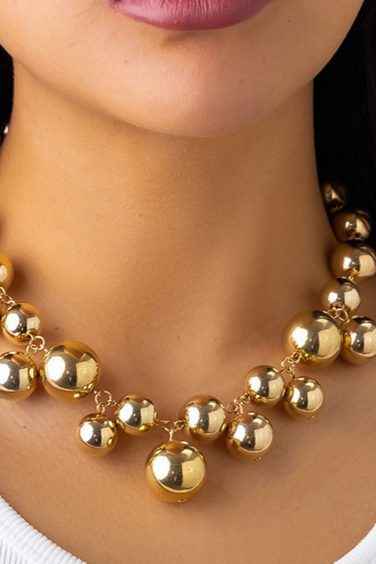 Large beaded necklace