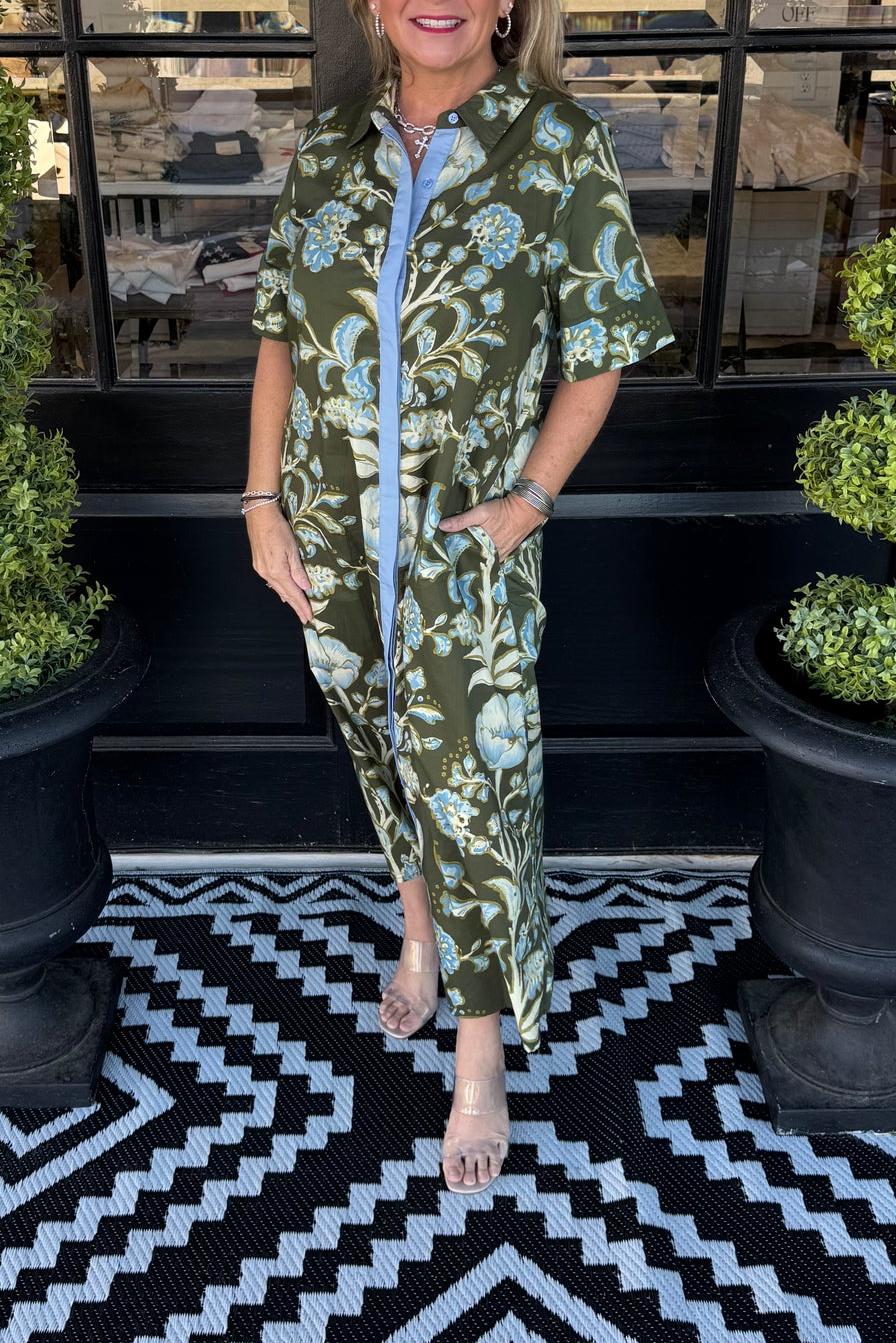 Emily Dress - Olive