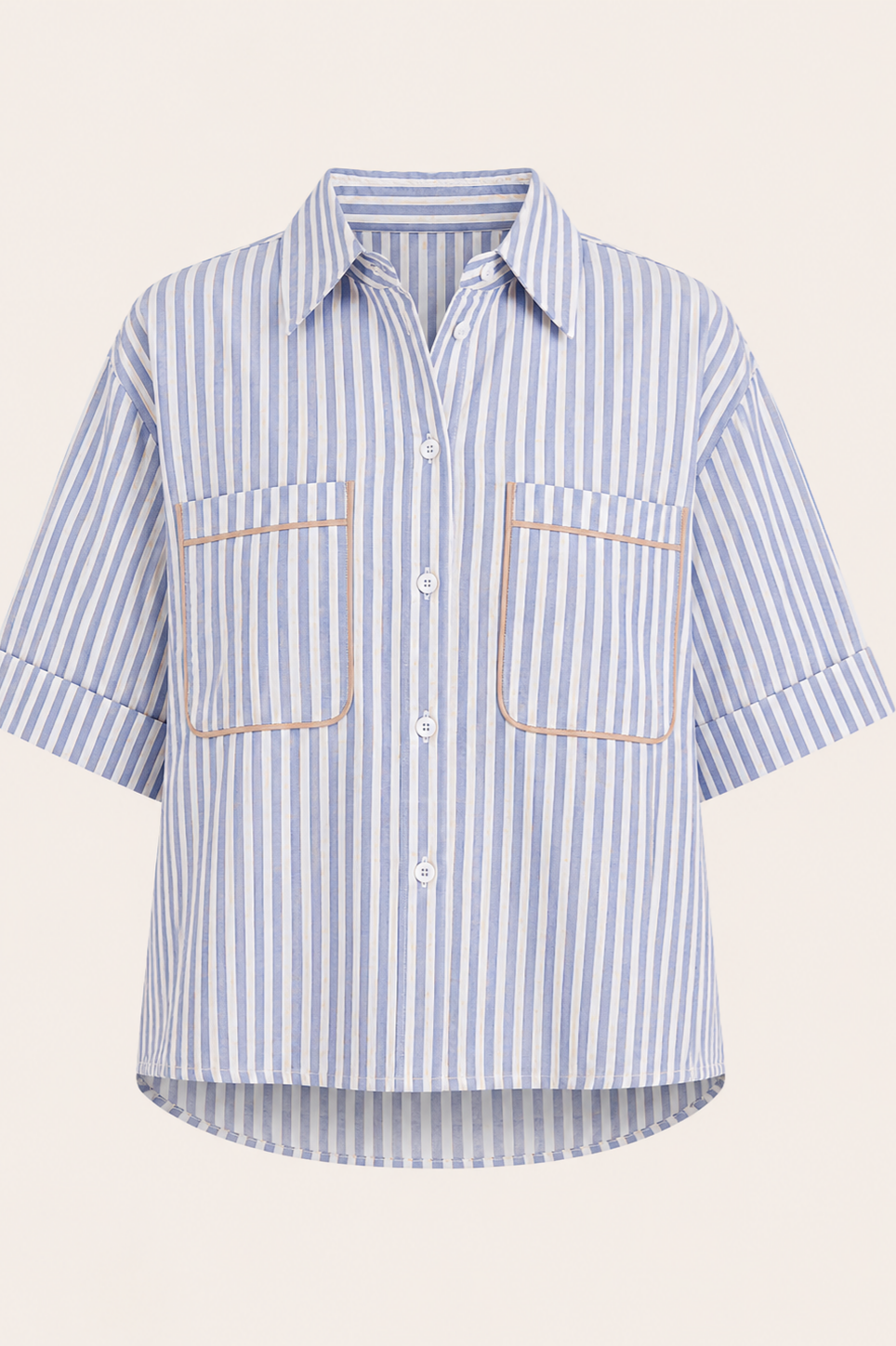 Stripe Pocket Camp Shirt