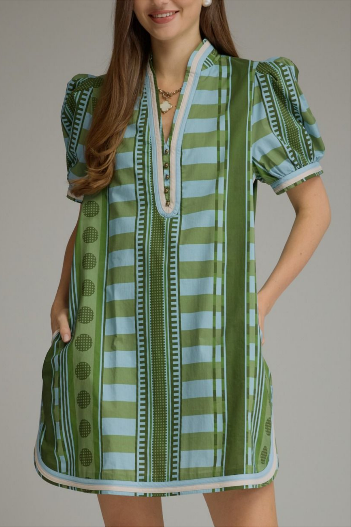 Dot & Line Mini Dress