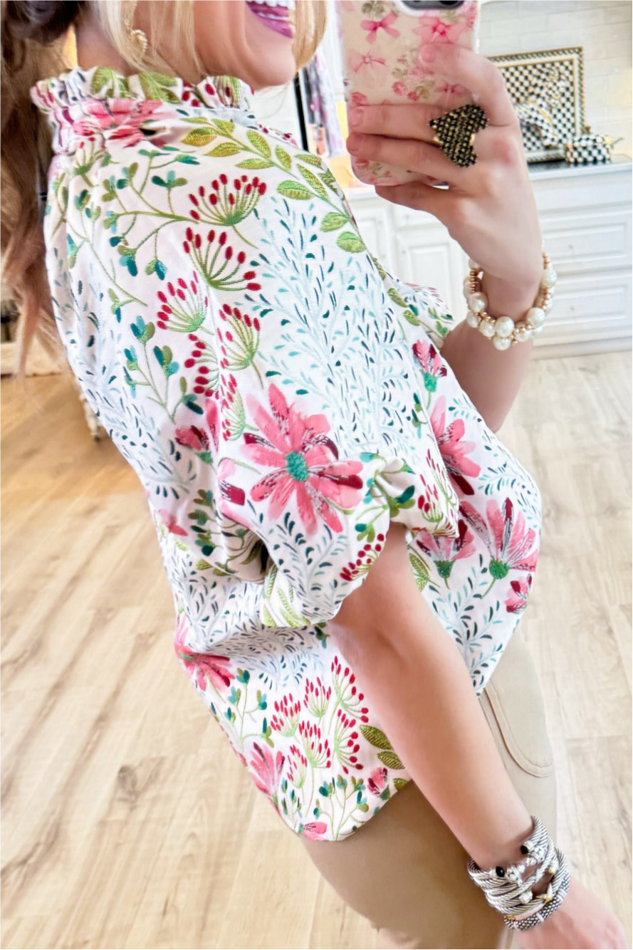  Cream Puff Sleeve Pattern Top