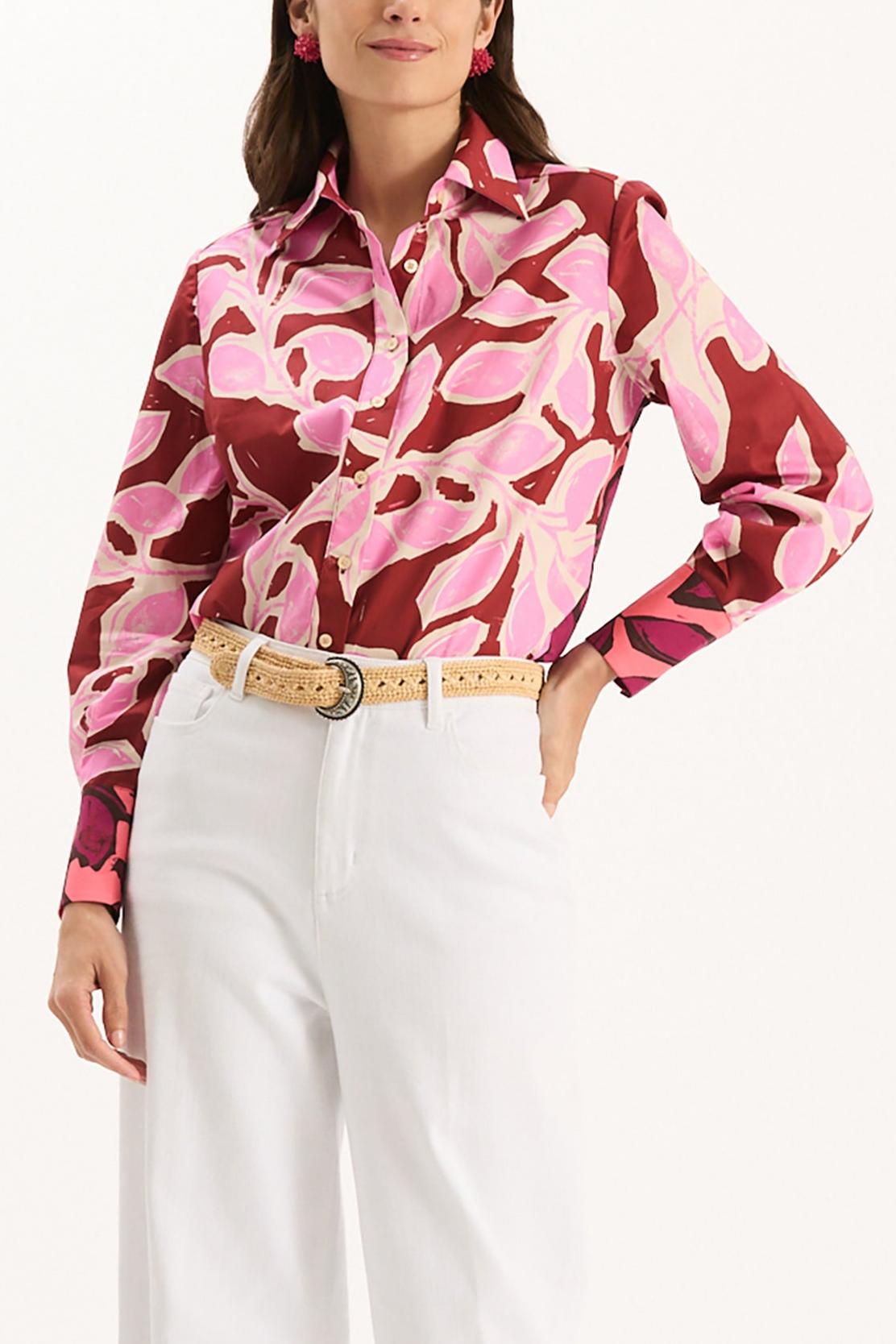  Leaves Print Shirt
