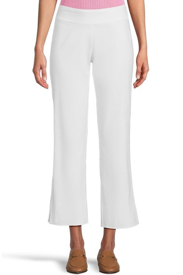 White Wide Ankle Pant