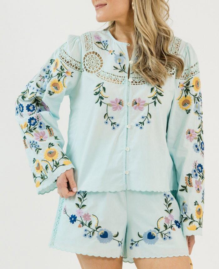 Scallop Embroidery Set