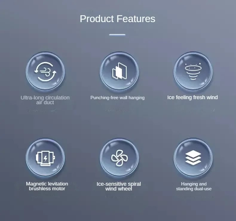 🔥Last Day Promotion 50% OFF 🌊 Wireless Charging Air Conditioner❄️