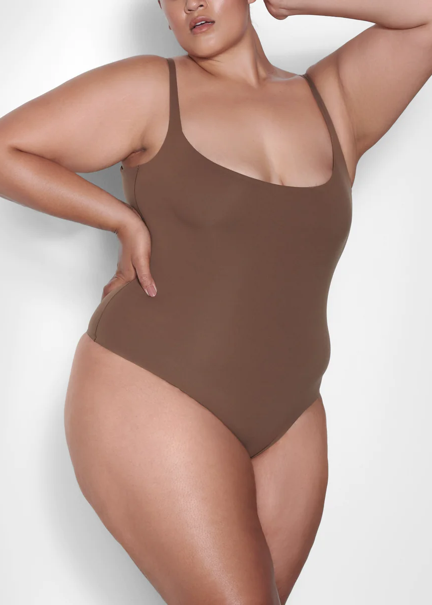 Square neck bodysuit