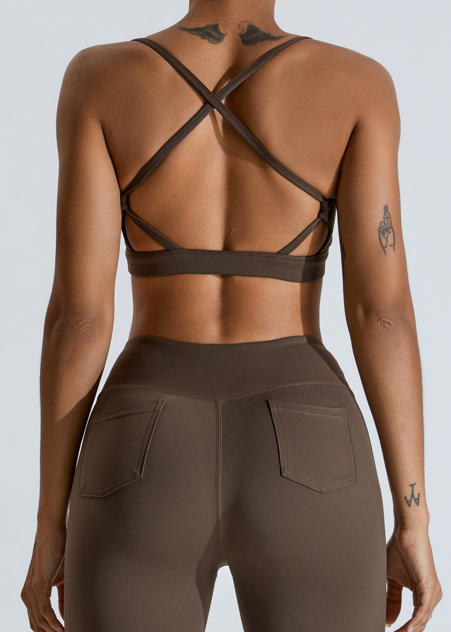 Customized Backless Sports Underwear Shock Absorbing Yoga Bra