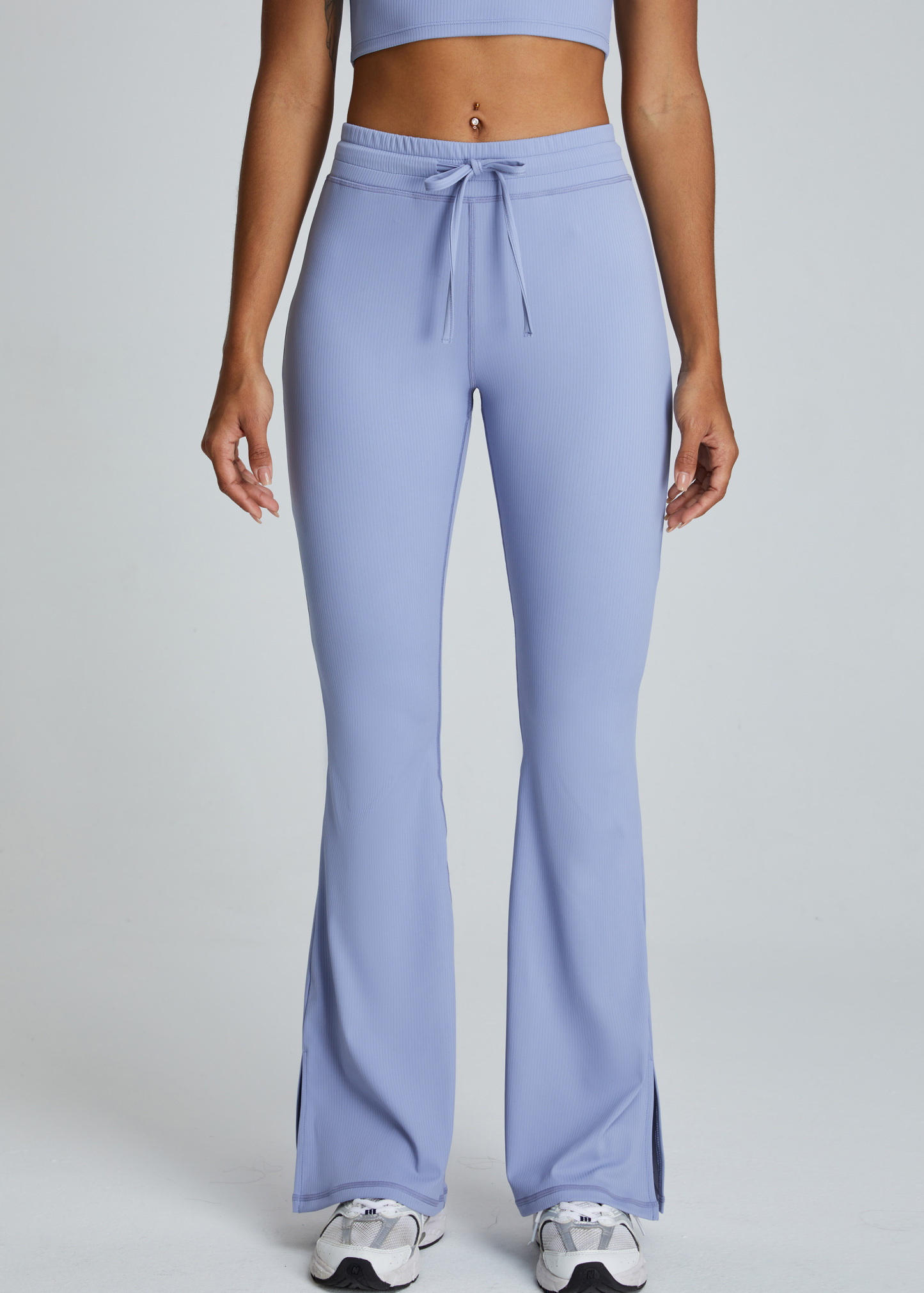 Customized Slim Fit Split Micro Pants