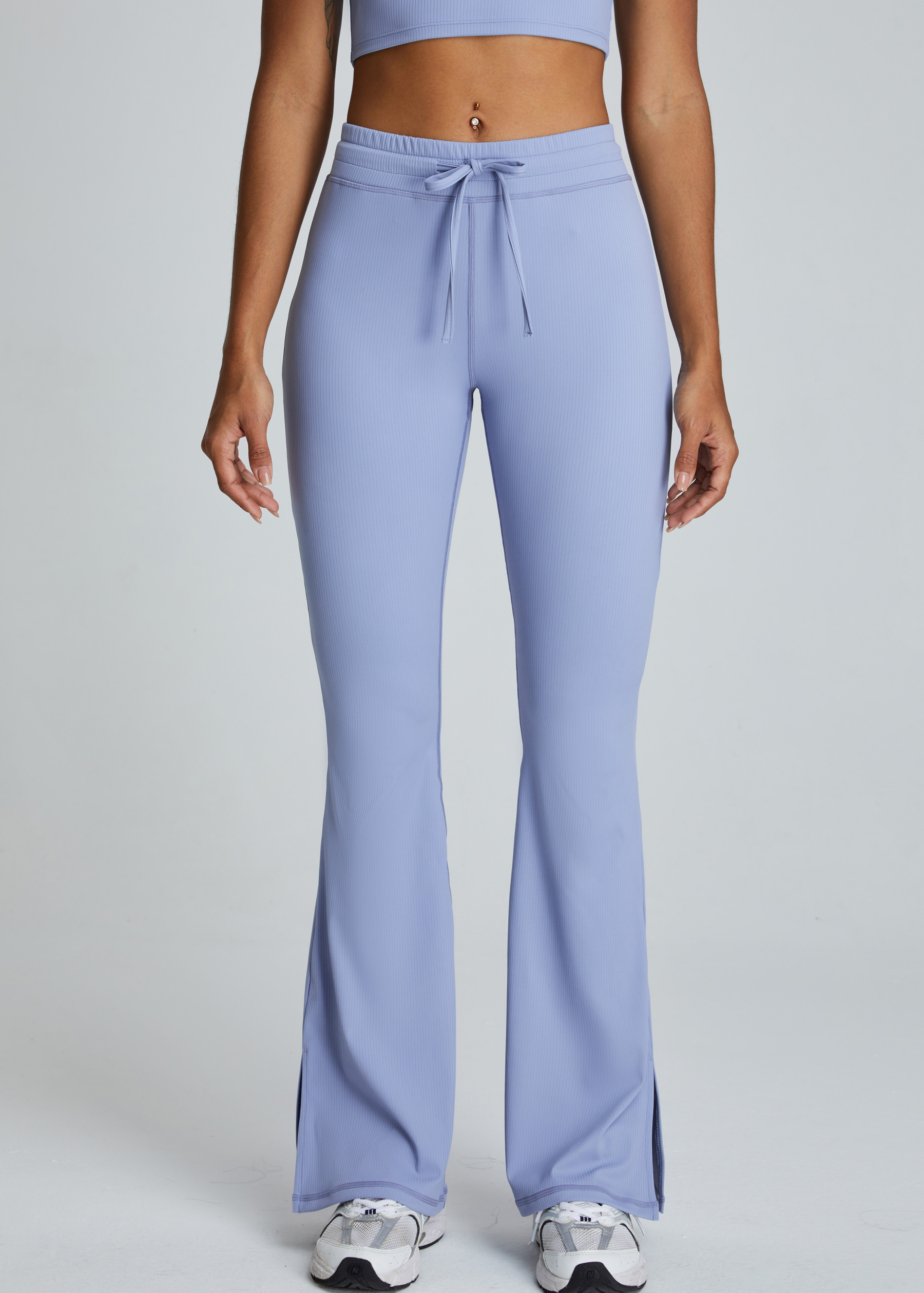 Customized Slim Fit Split Micro Pants