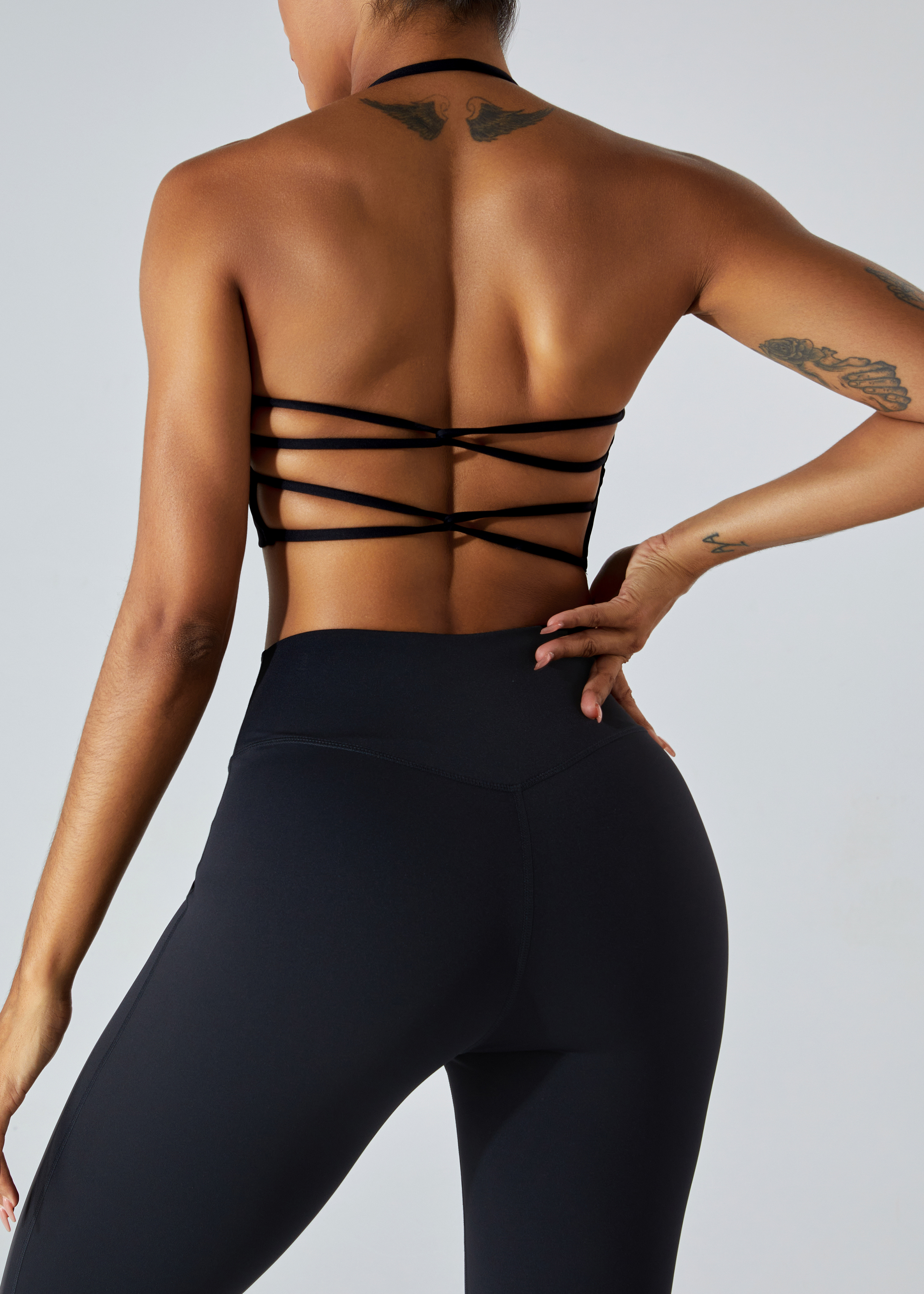 Customized Running Anti-Shock Gathering Yoga Tank Top