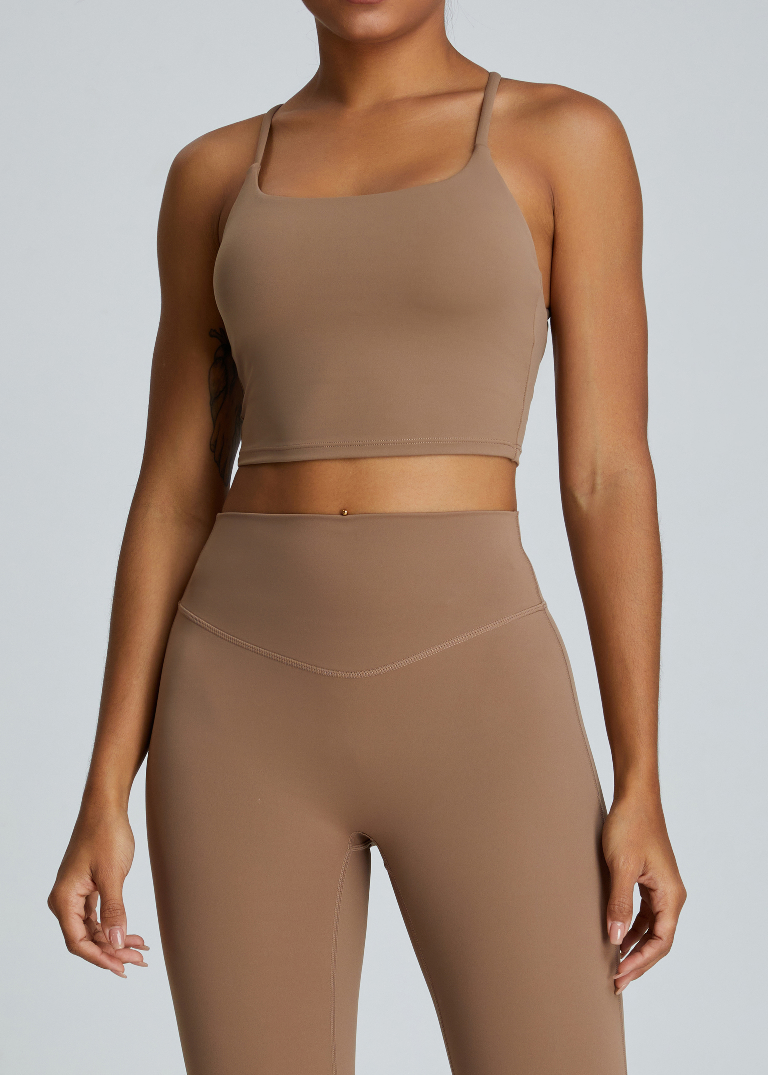 Customized Cross Back Yoga Tank Top