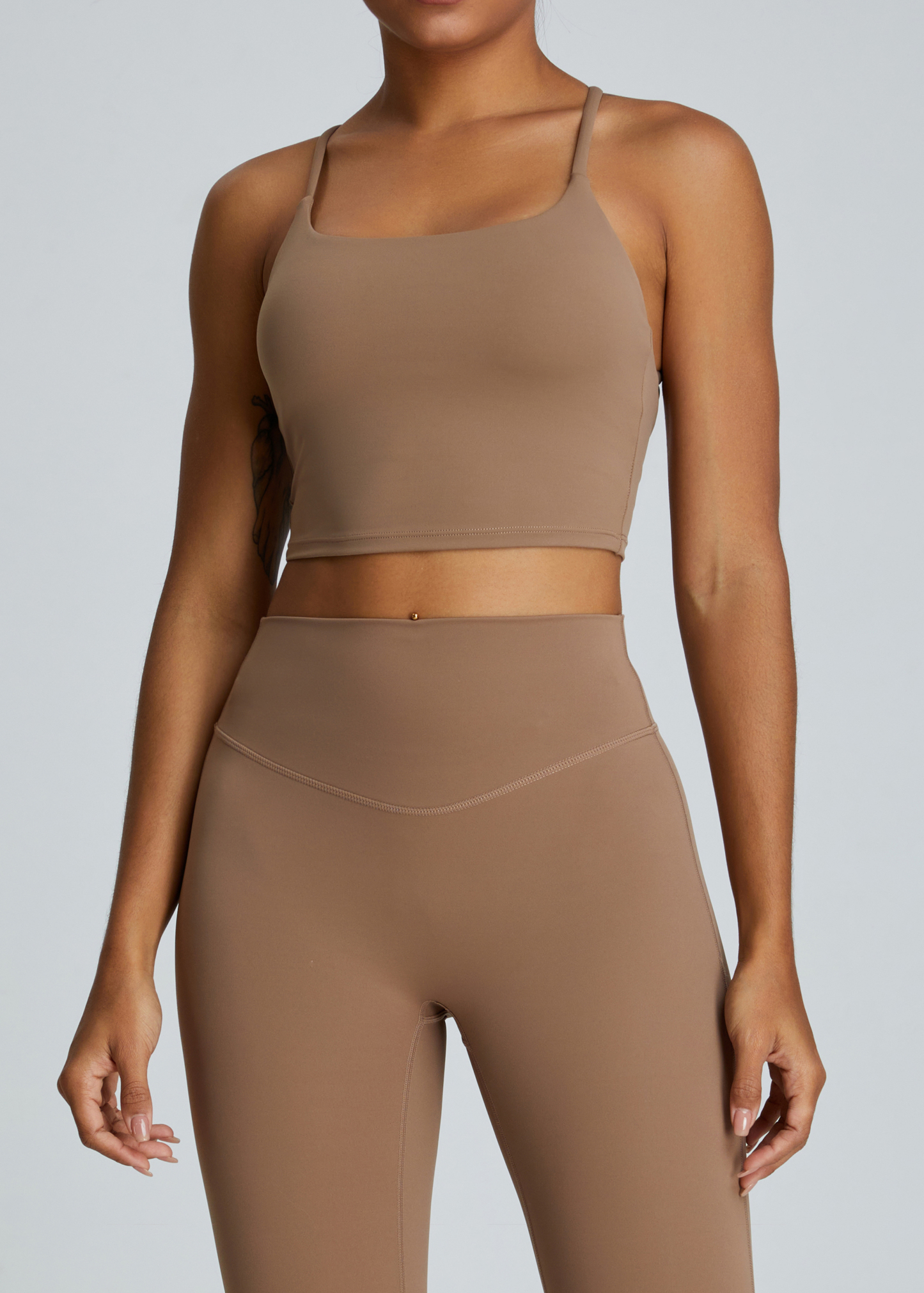 Customized Cross Back Yoga Tank Top